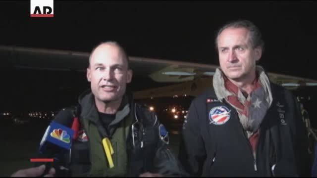 News video: Solar Plane Reaches East Coast